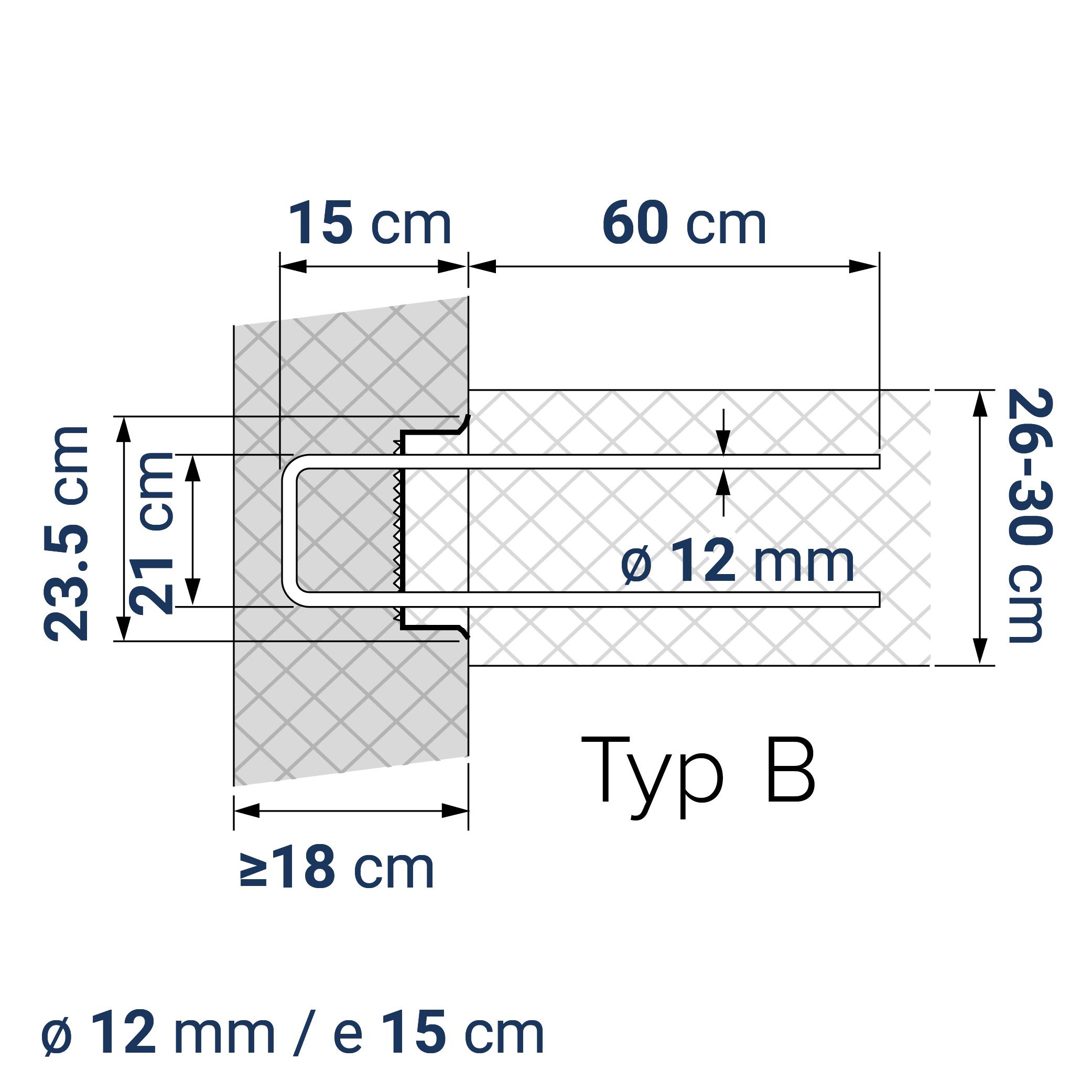 A400110243 7640344572172 BE-BOX® Bewehrungsbox Position Q / L 243 | B-21-12/15-h15-lb60 | 125 cm | 11.84 kg/m